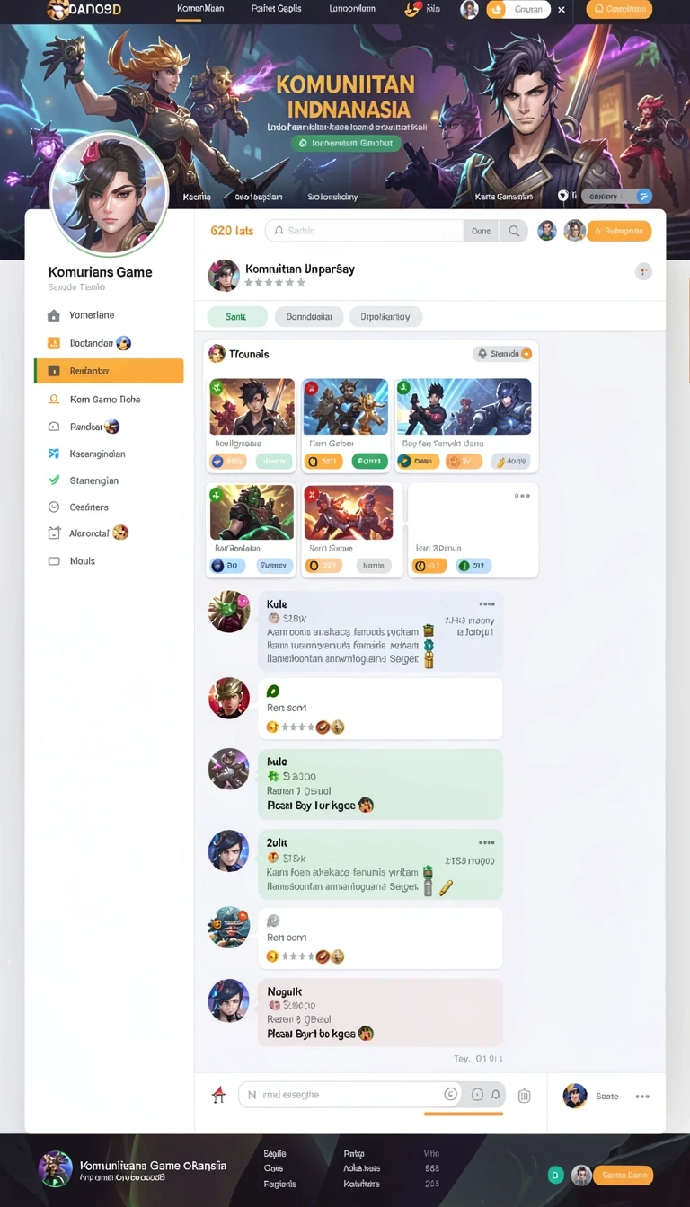 Tampilan antarmuka mamatogel di Android